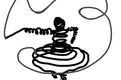 Dancing girl with ribbon...